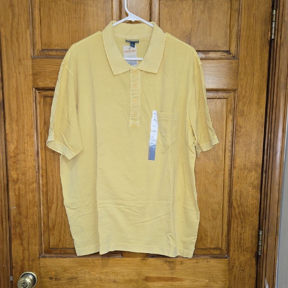 Breakwater Men's Yellow Polo Shirt